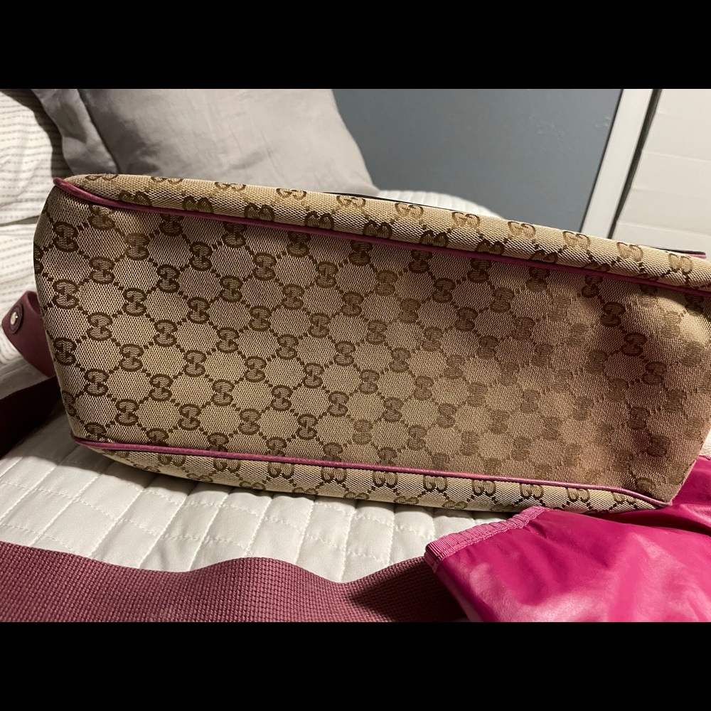 Gucci Canvas Diaper bag